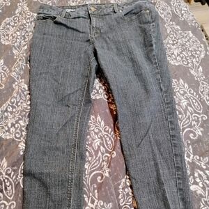 Liz Claiborne Dark Blue Ankle Jeans
